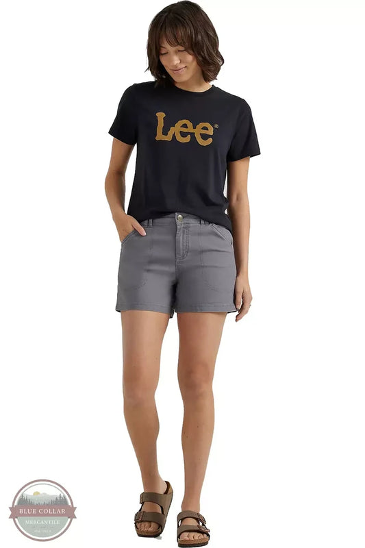 Lee 112346694 Stormy Grey Legendary Carpenter Shorts Full View