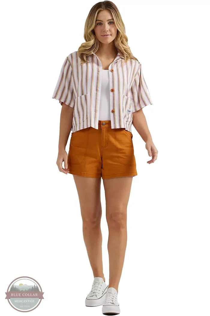 Lee 112346736 Caramel Legendary Carpenter Shorts Full View