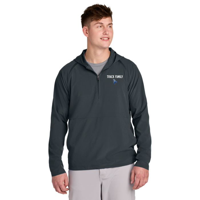 1/2 Zip Long Sleeve Hoodie Jacket (multiple colors)