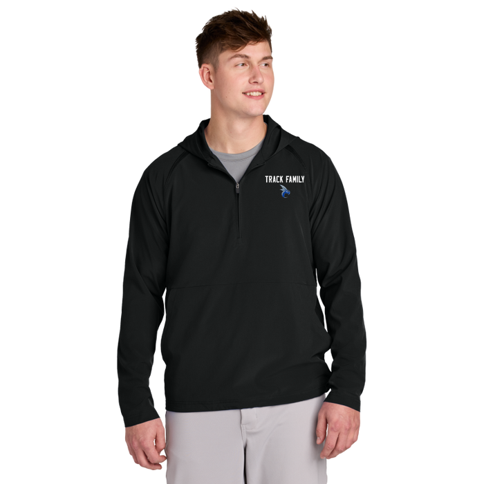 1/2 Zip Long Sleeve Hoodie Jacket (multiple colors)