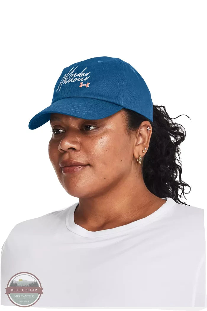 Under Armour 1369790-426 Favorite Cap in Varsity Blue Life View