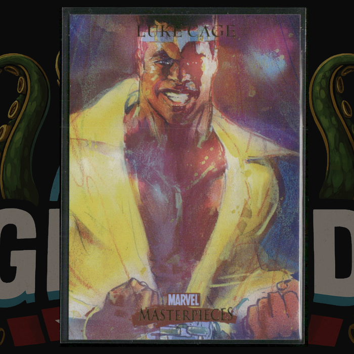 2007 UD Marvel Masterpieces Card 52 Luke Cage Foil