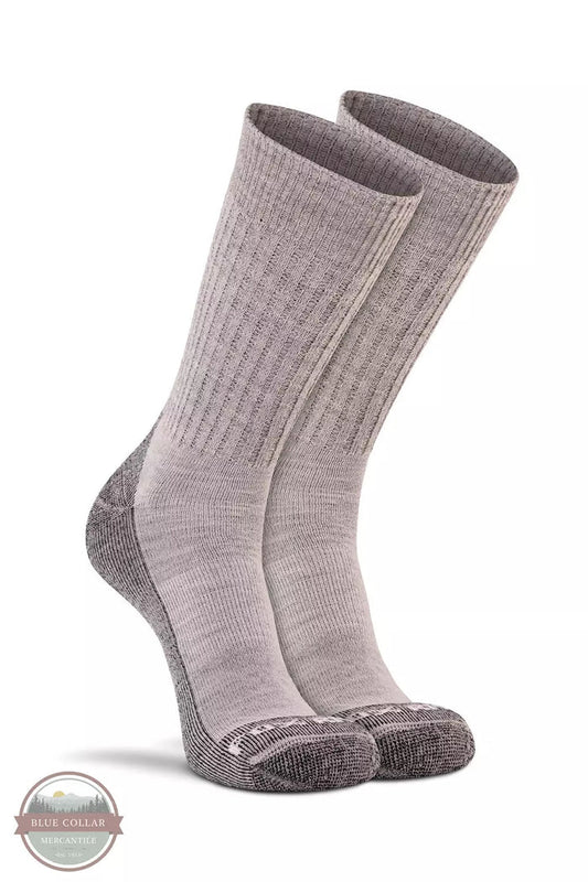 Fox River 2012 Hike Bilbao Medium Weight Crew in Grey Heather Profile View