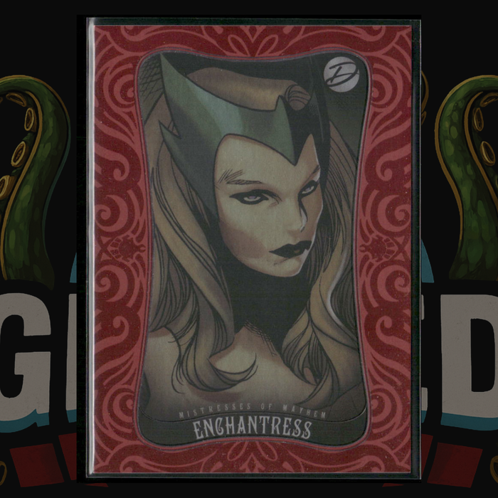 2014 Dangerous Divas Series 2 Card 11 Enchantress Ruby Parallel 01/50