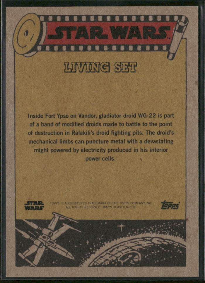 2020 Topps Star Wars Living Set Card 147 WG-22 Solo: A SW Story /1186