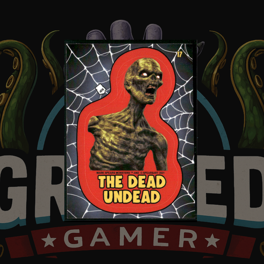 2021 Mark Spears Monsters Series 1 Sticker 17 The Dead Undead