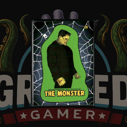 2021 Mark Spears Monsters Series 1 Sticker 20 The Monster / Checklist