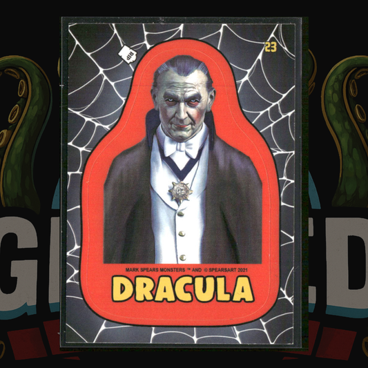 2021 Mark Spears Monsters Series 1 Sticker 23 Dracula