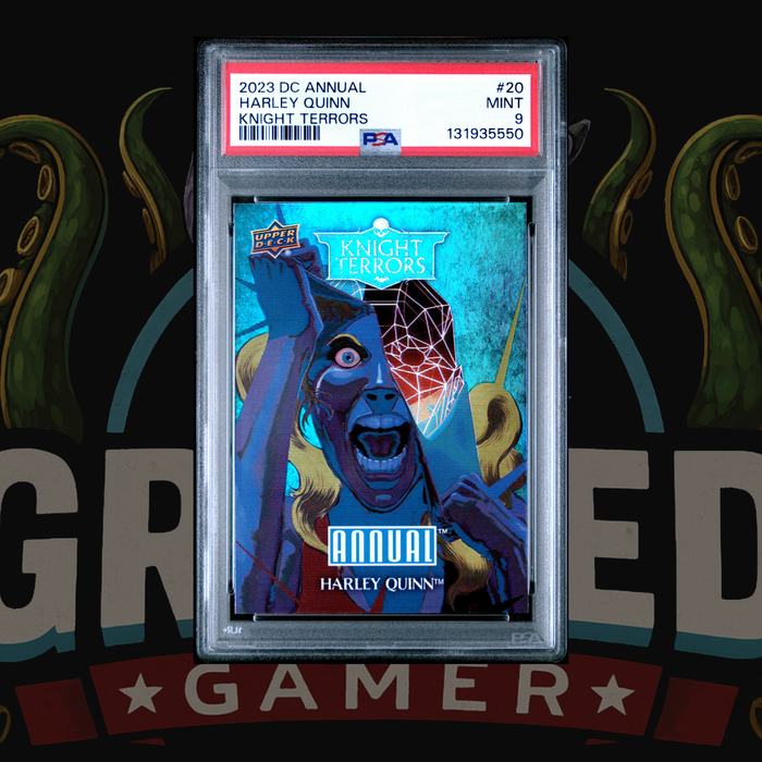 2023 UD DC Annual Knight Terrors Card KT20 Harley Quinn PSA 9