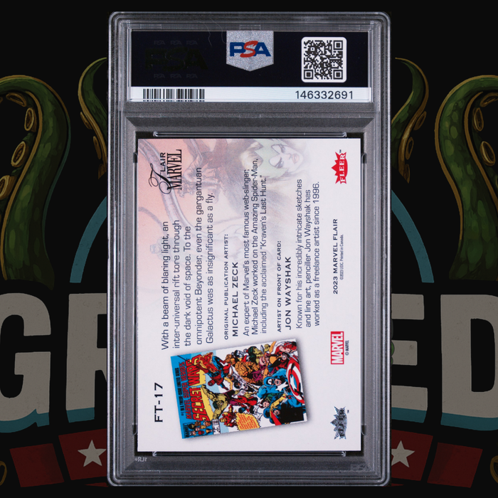 2024 Upper Deck Flair Marvel Flairium Card FT17 Beyonder PSA 10