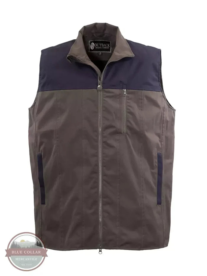Outback Trading Co. 34036-CHR Eli Vest in Chrome Front View