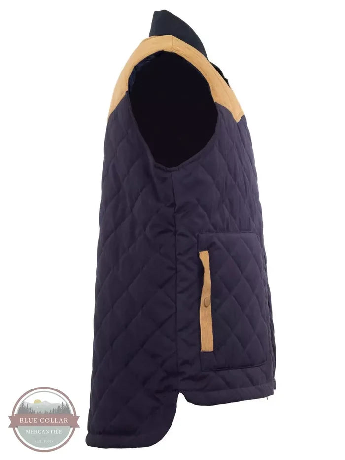 Outback Trading Co. 34038-NVY Aiden Vest in Navy Side View