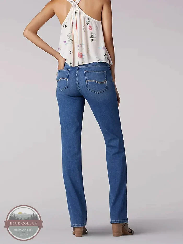 Lee 3408946 Women's Flex Motion Regular Fit Bootcut Jean in Majestic rear
