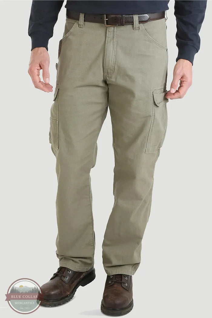 Wrangler 3WA66BR Advanced Comfort Lightweight Ranger Pants BR Bark front view