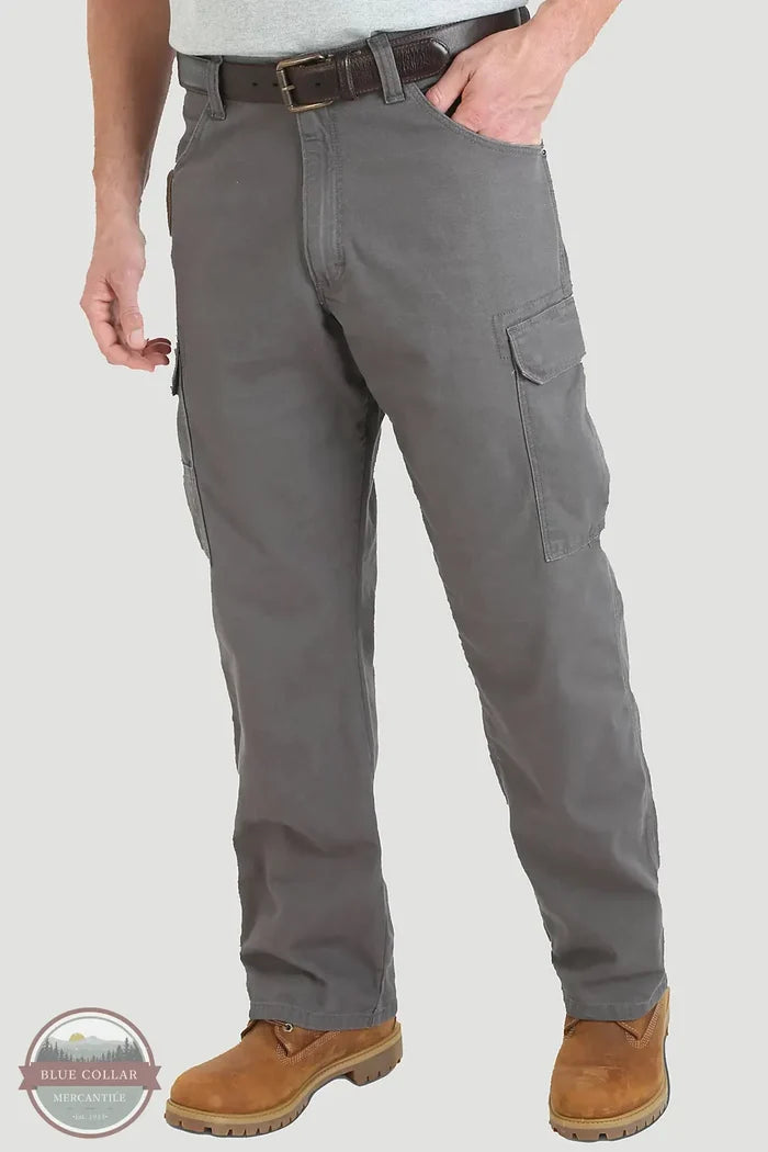 Wrangler 3WA66BR Advanced Comfort Lightweight Ranger Pants CH Charcoal front view