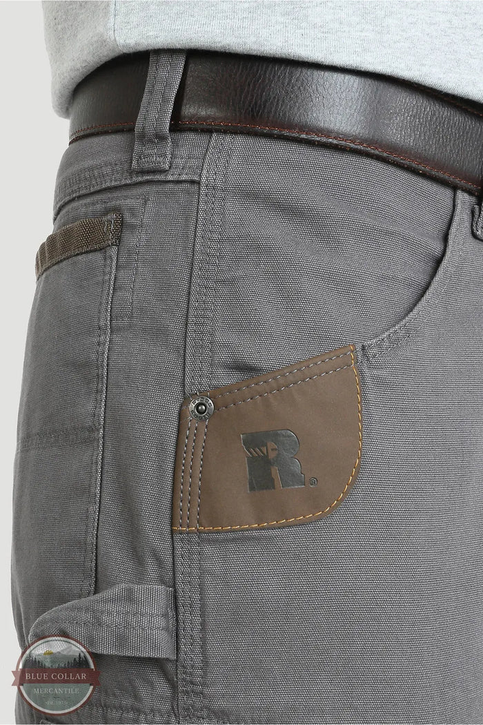 Wrangler 3WA66BR Advanced Comfort Lightweight Ranger Pants Charcoal front pocket view