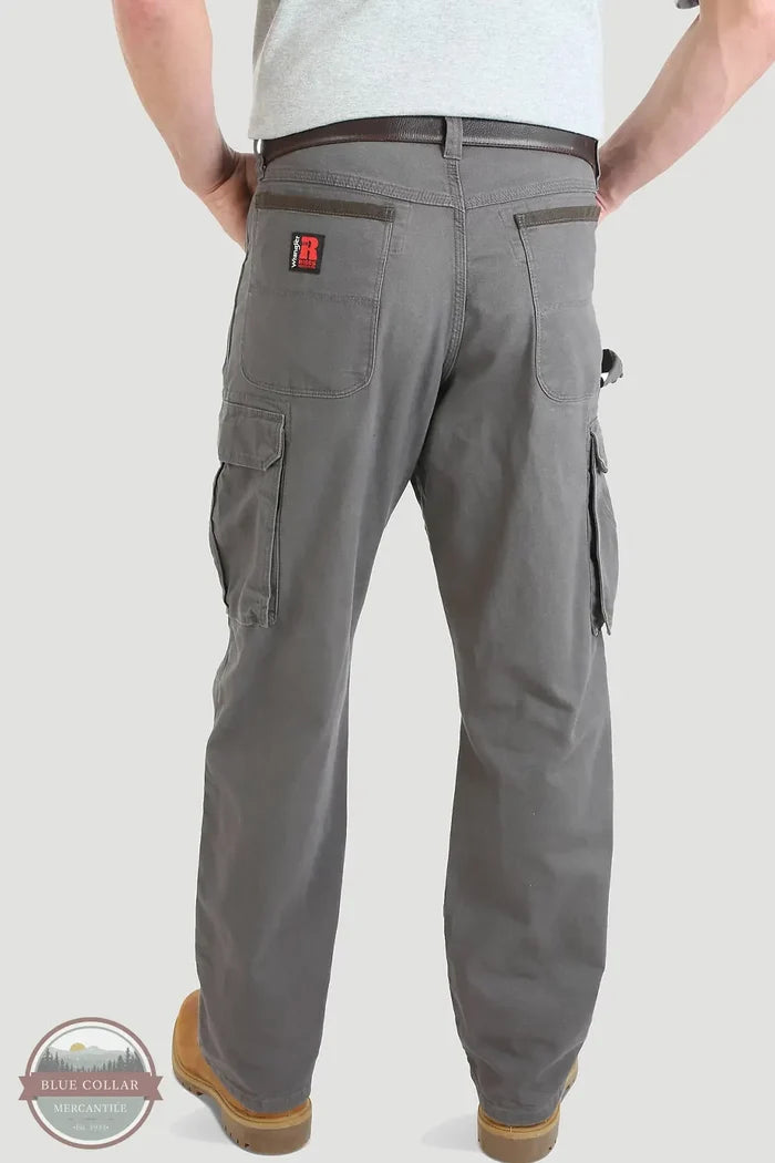 Wrangler 3WA66BR Advanced Comfort Lightweight Ranger Pants CH Charcoal rear view