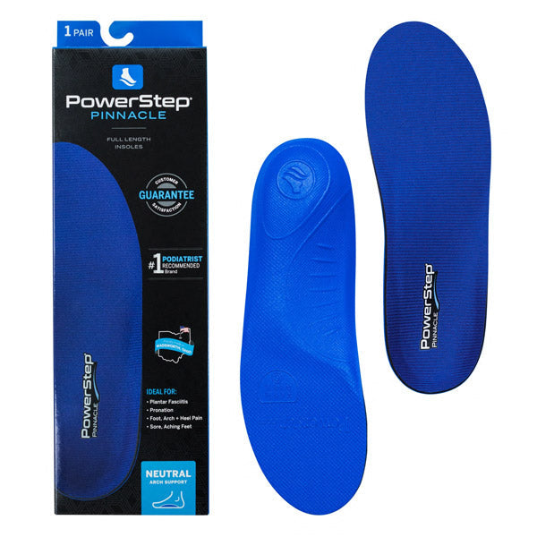 AGS Footwear Group 5005-01 Powerstep Pinnacle Full Length Insole package