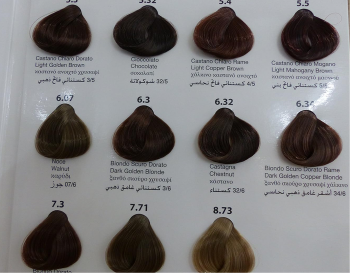 6.3 Tricolor Dark Golden Blonde Hair dye w/o ammonia & PPD - 196ml - Tulipa Hair & Beauty