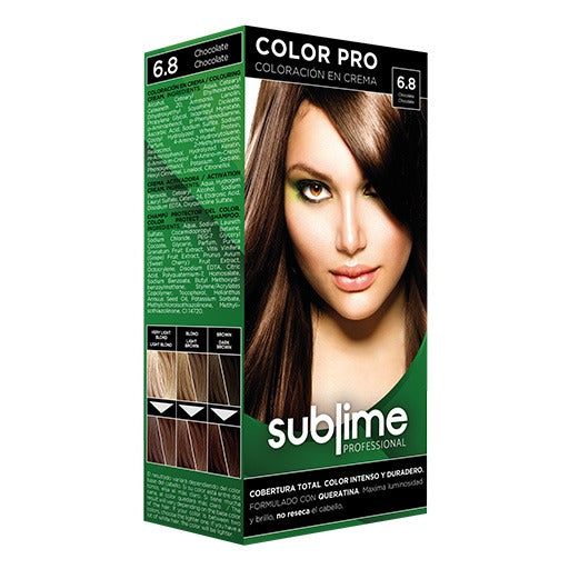 If you are looking for a good long lasting intense hair colour with Keratin allowing luminosity and shine to your hair without drying your hair, look no further, this hair dye has excellent coverage with low ammonia content.
Brand of professional products for the home, for personal hair and hair care.&nbsp;Intended for&nbsp;daily use&nbsp;thinking about the&nbsp;ease of use&nbsp;and&nbsp;little time&nbsp;of the current client.