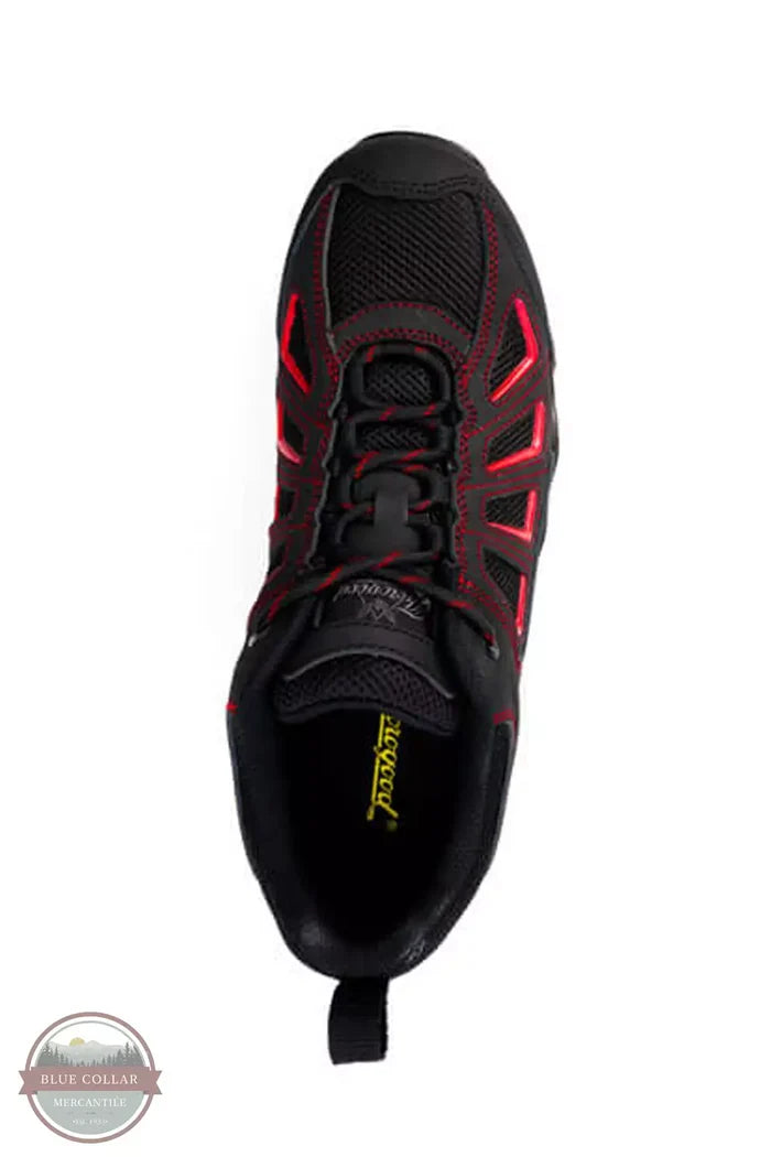 Thorogood 804-6001 Crosstrex Oxford Black & Red Safety Toe Hiker Toe View