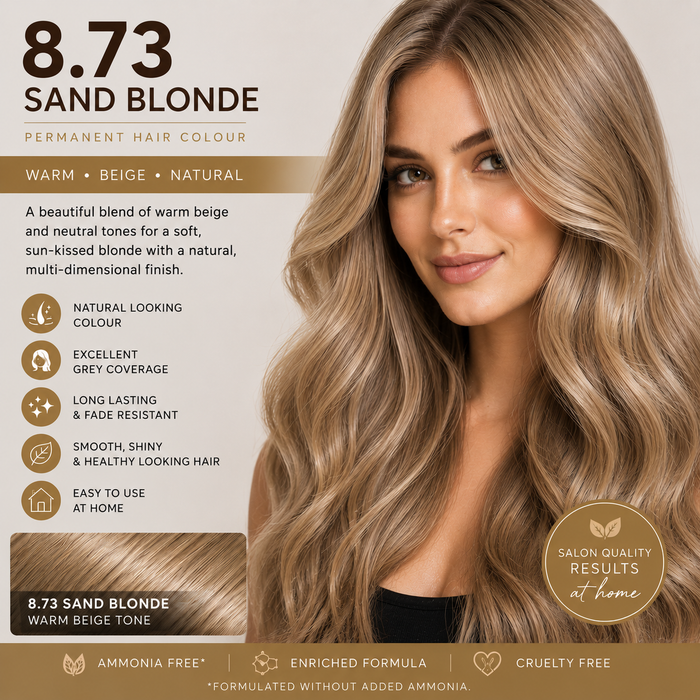 8.73 Sand Blonde Hair Colour for Home use