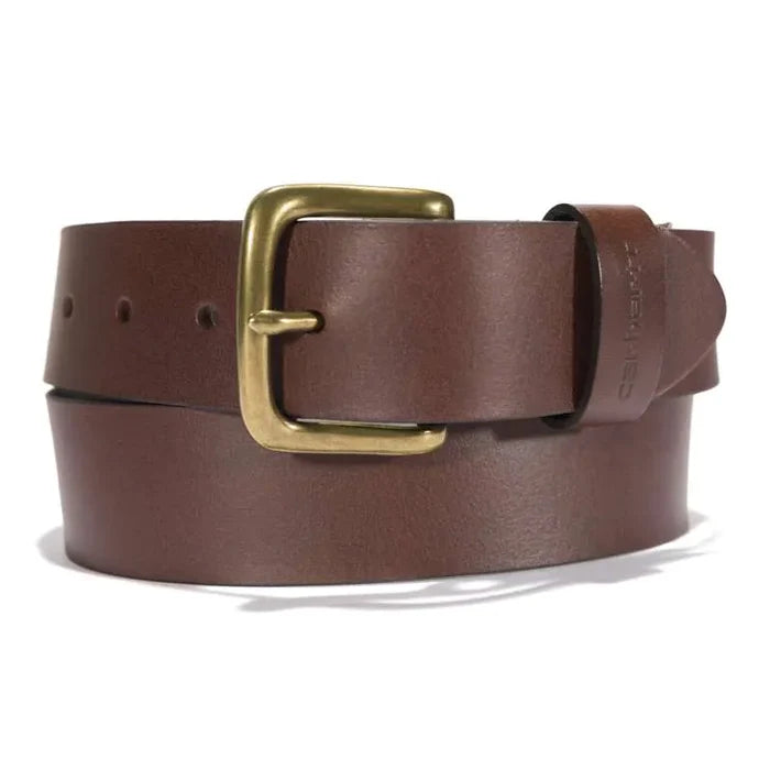 Carhartt A0005509201 Brown Journeyman Leather Belt