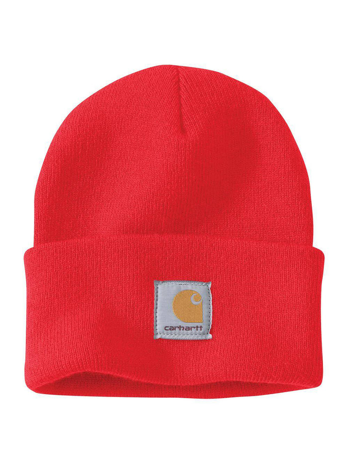 Carhartt A18 Knit Cuffed Beanie Fire Red