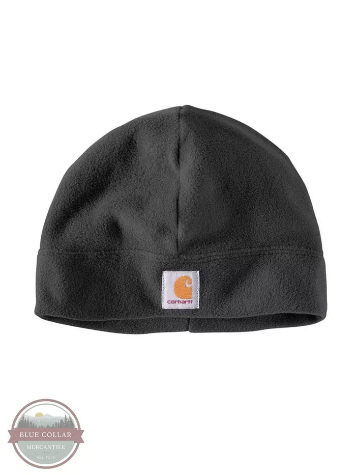 Carhartt A207 Fleece Beanie Black Front View