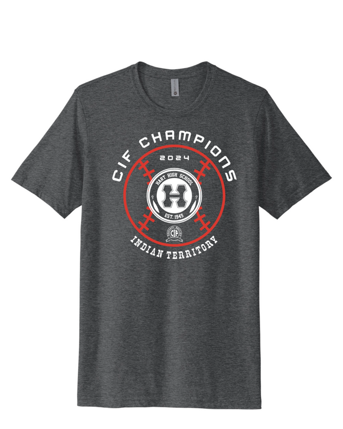 Adult Hart High CIF Champs, Charcoal Shirt