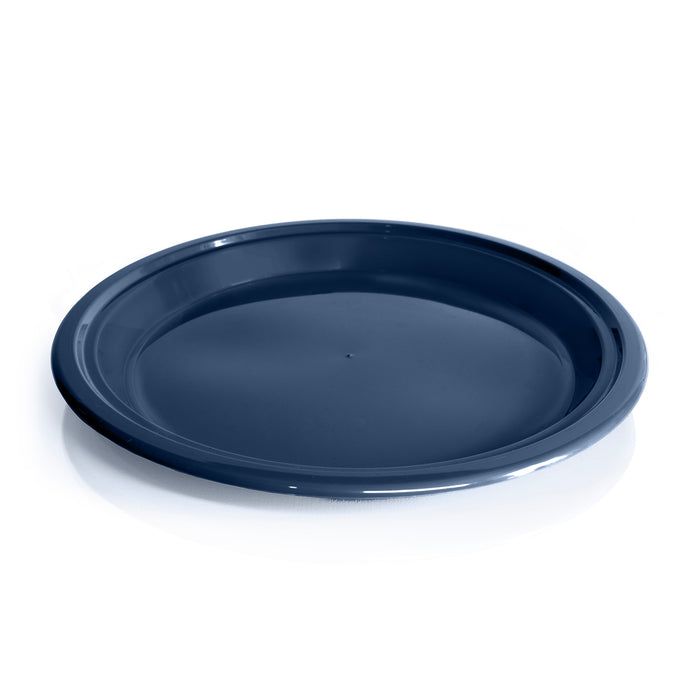 Recycled plastic blue plate