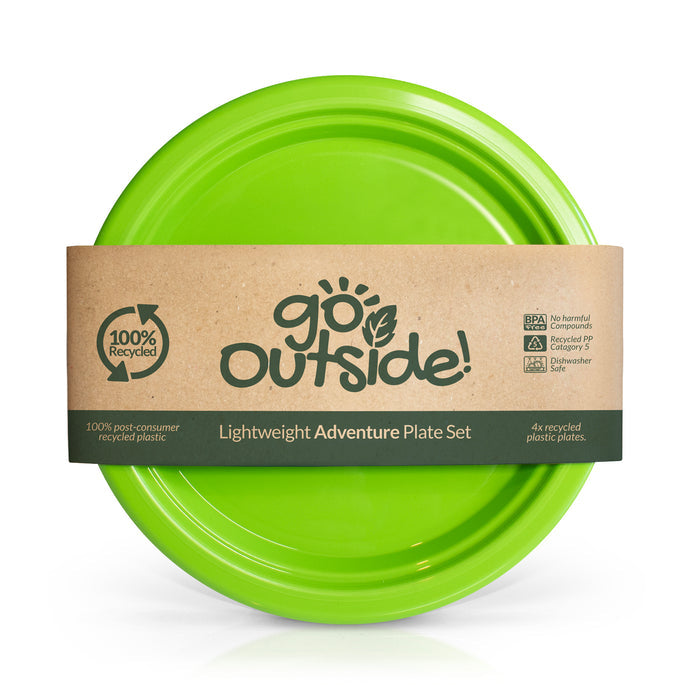 recycled plastic camping plates