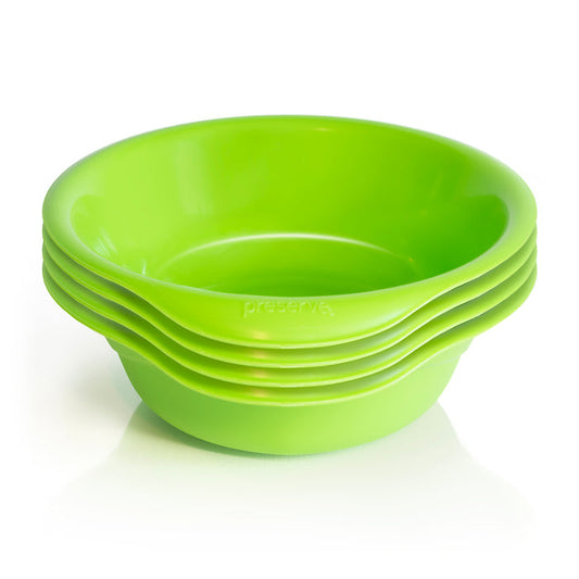 Apple green recycled plastic bowl set