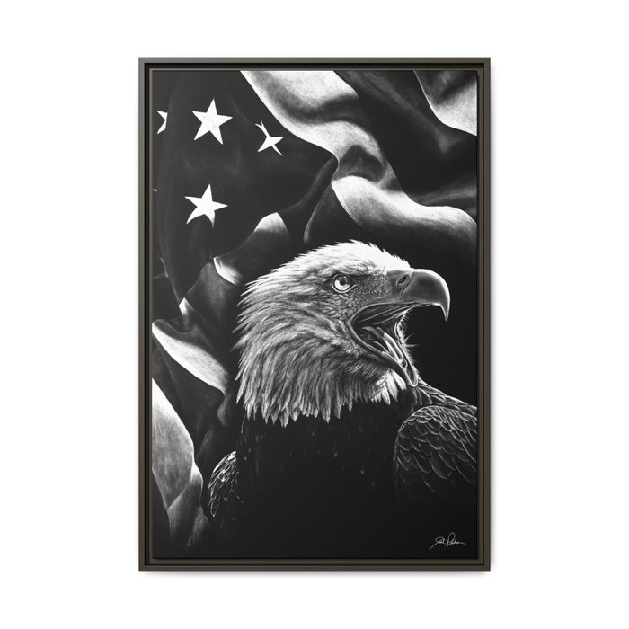 "American Eagle" Framed Canvas
