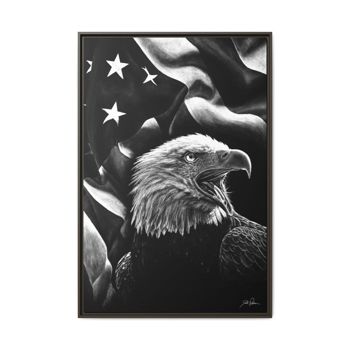 "American Eagle" Framed Canvas