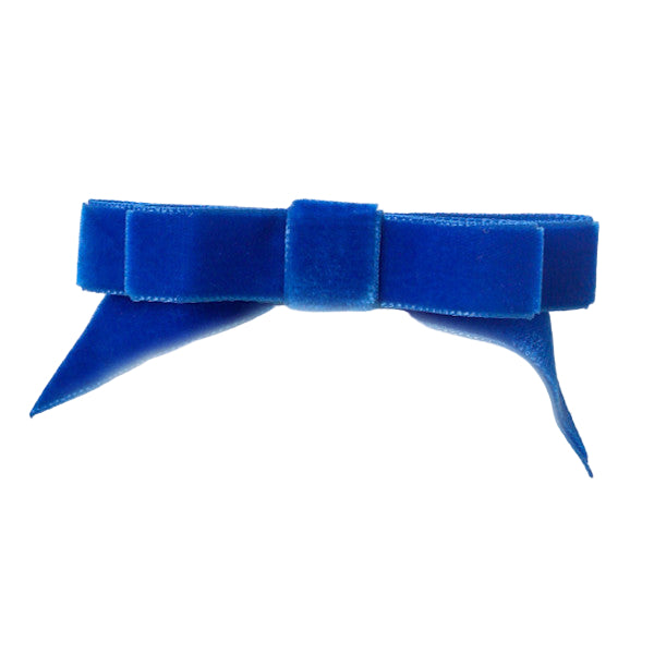 Angled Velvet Hair ribbons without comb