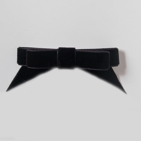 Angled Velvet Hair ribbons without comb