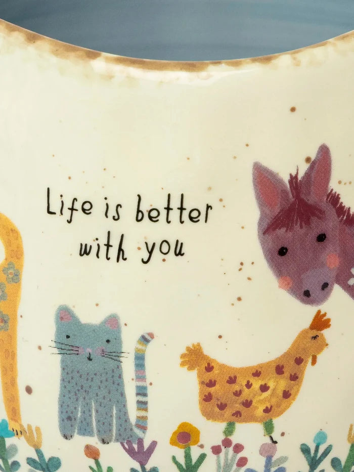 Artisan Coffee Mug - Life Is Better With You-view 2