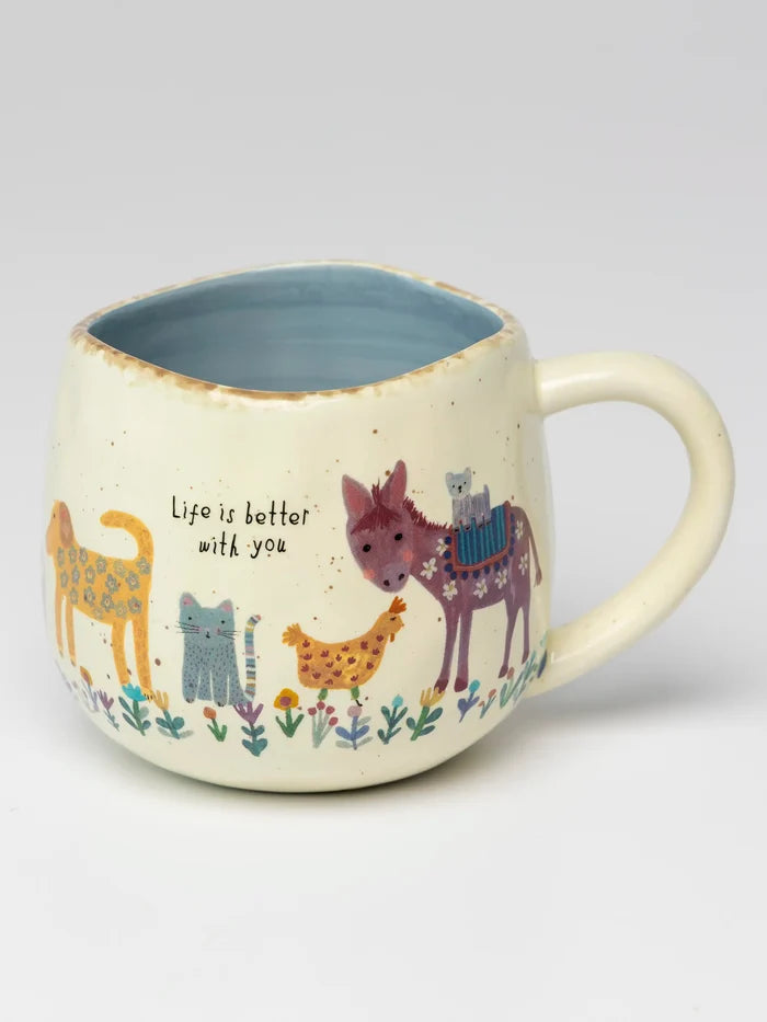 Artisan Coffee Mug - Life Is Better With You-view 3