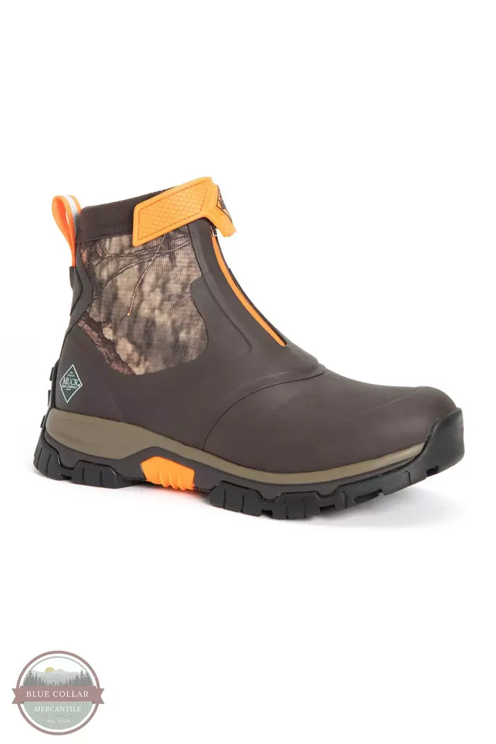 Muck AXMZ-MOC Mossy Oak Apex Mid Zip Ankle Boots Profile View