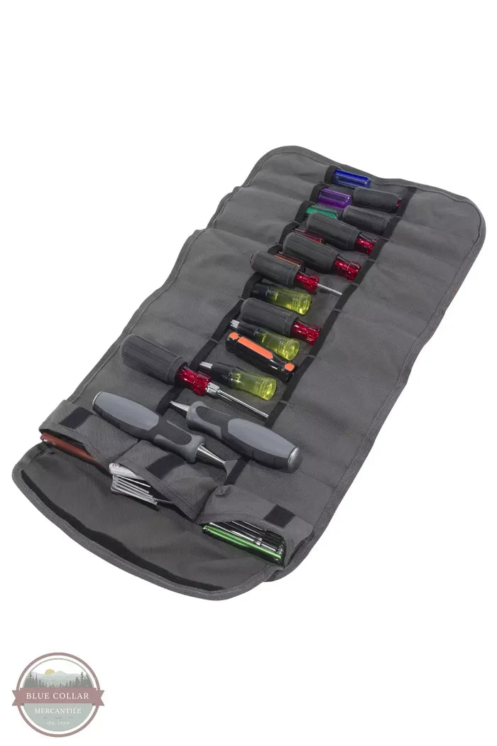 Carhartt B0000355 Utility Roll 18 Pocket Grey Inside View