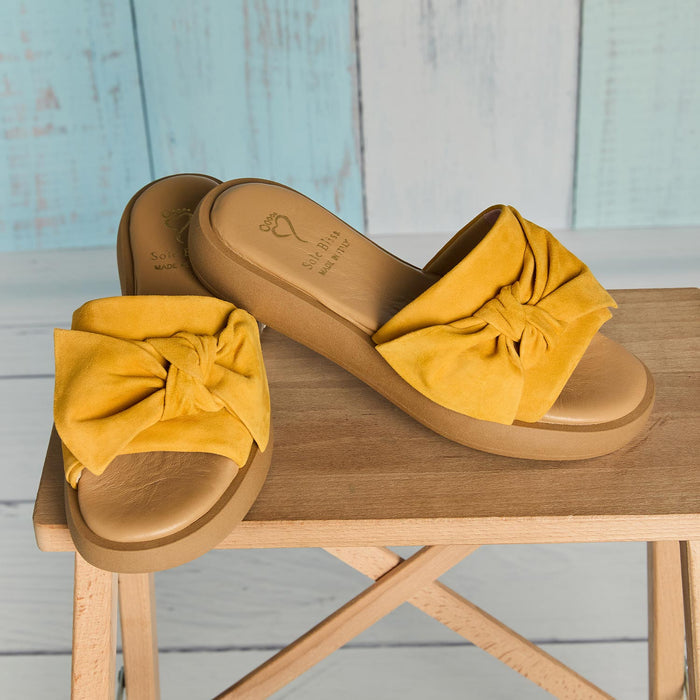 Bailey: Sunflower Suede Shoes Sole Bliss