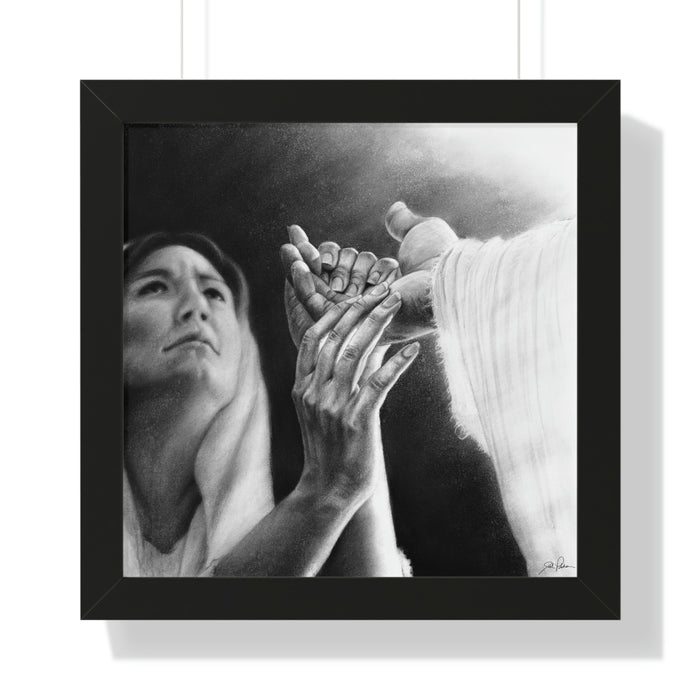 "Be of Good Comfort" Framed Paper Print