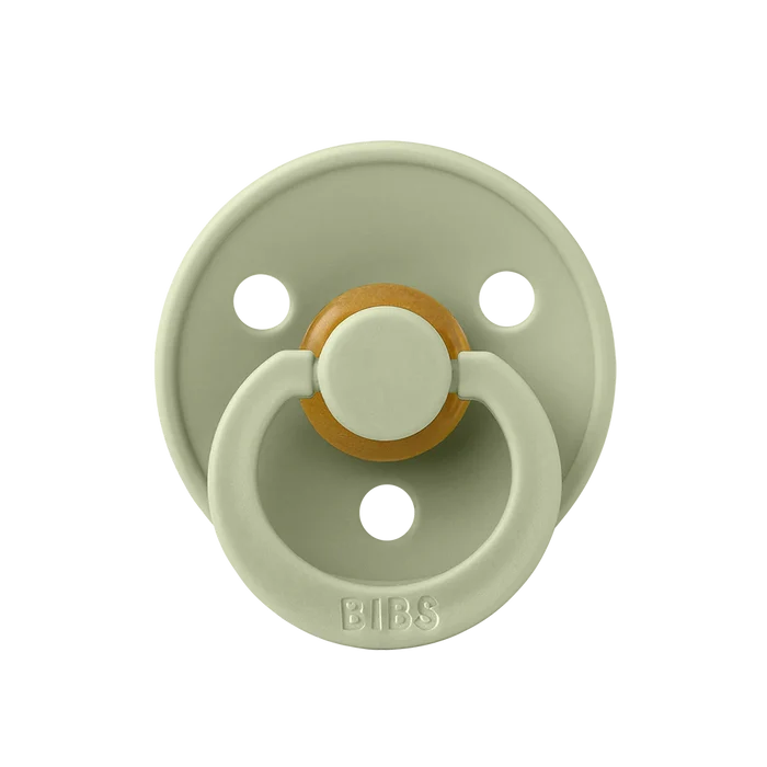 BIBS Round Colour Pacifiers - Size 2 (6-18m)