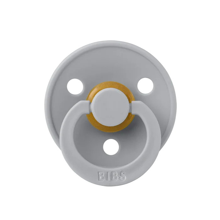 BIBS Round Colour Pacifiers - Size 2 (6-18m)