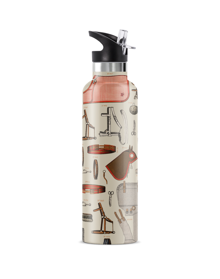 BITS & BRIDALS | Horse Tack Insulated Water Bottle 25oz