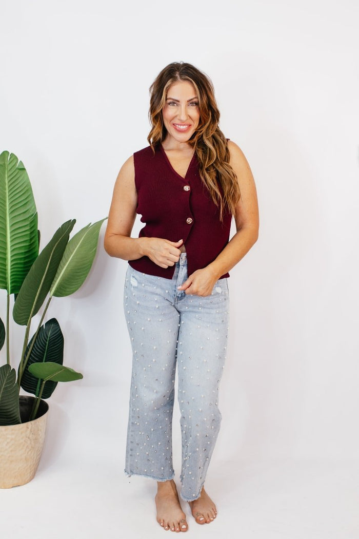 Long Season Sweater Vest - Macoma Boutique230 Outerwear