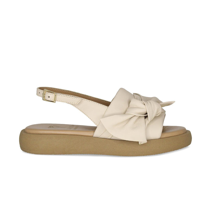 Bonnie: Cream Leather Shoes Sole Bliss