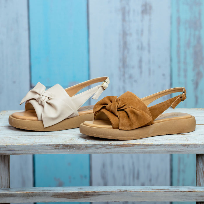 Bonnie: Cream Leather Shoes Sole Bliss