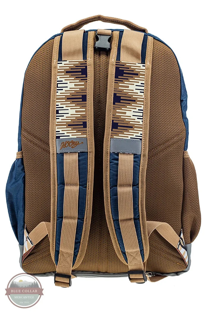 Hooey BP064NVTN Navy &amp; Tan "Ox" Style Backpack back view